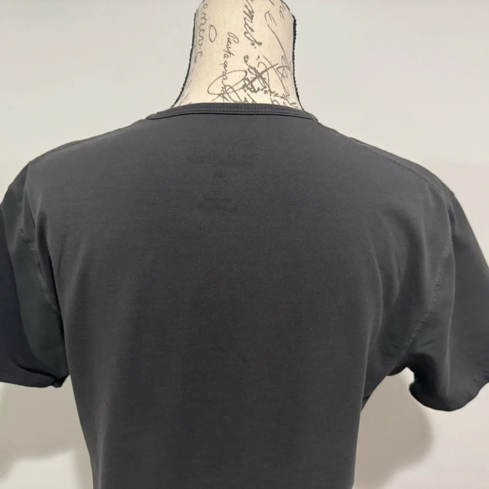 BYLT Basics Drop Cut Lux Short Sleeve TShirt Charcoal Gray Men’s Size Small